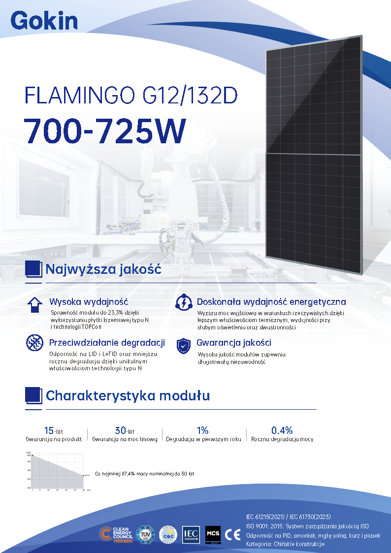 FLAMINGO  G12-132D<br>700-725W