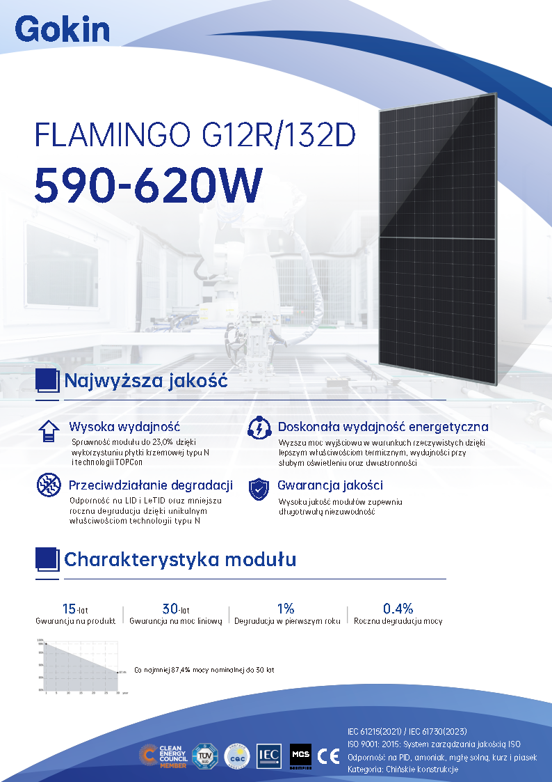 FLAMINGO  G12R-132D<br>590-620W